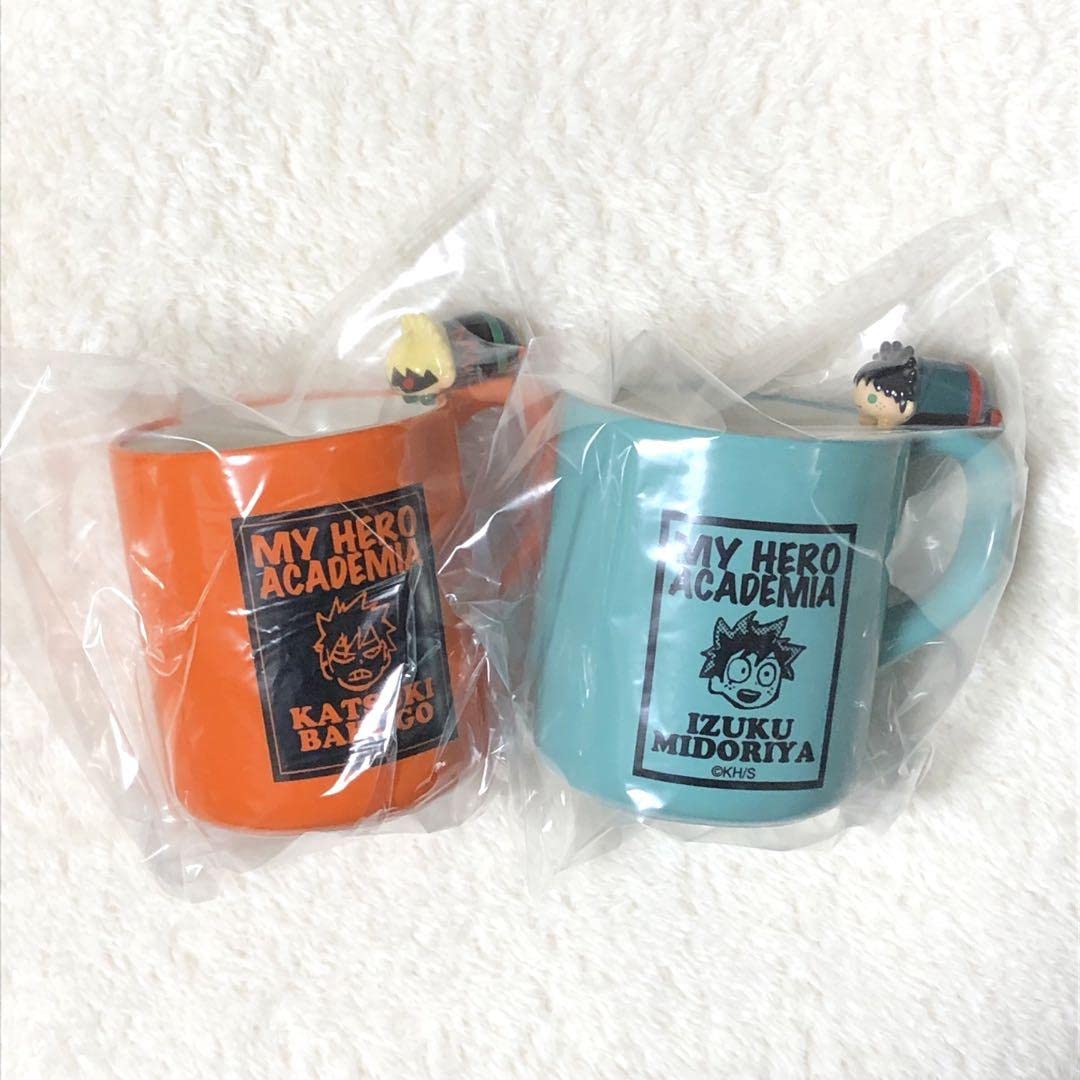 Amazon.co.jp: ヒロアカ 爆豪勝己 緑谷出久 のるキャラマグ マグカップ